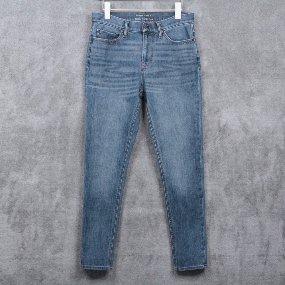 BANANA REPUBLIC Travel Stretch Jeans Medium Wash Slim Fit Mens Sz 31x30